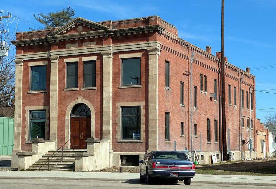 A historic civic building in small-town Idaho, of the era the county museum documents.